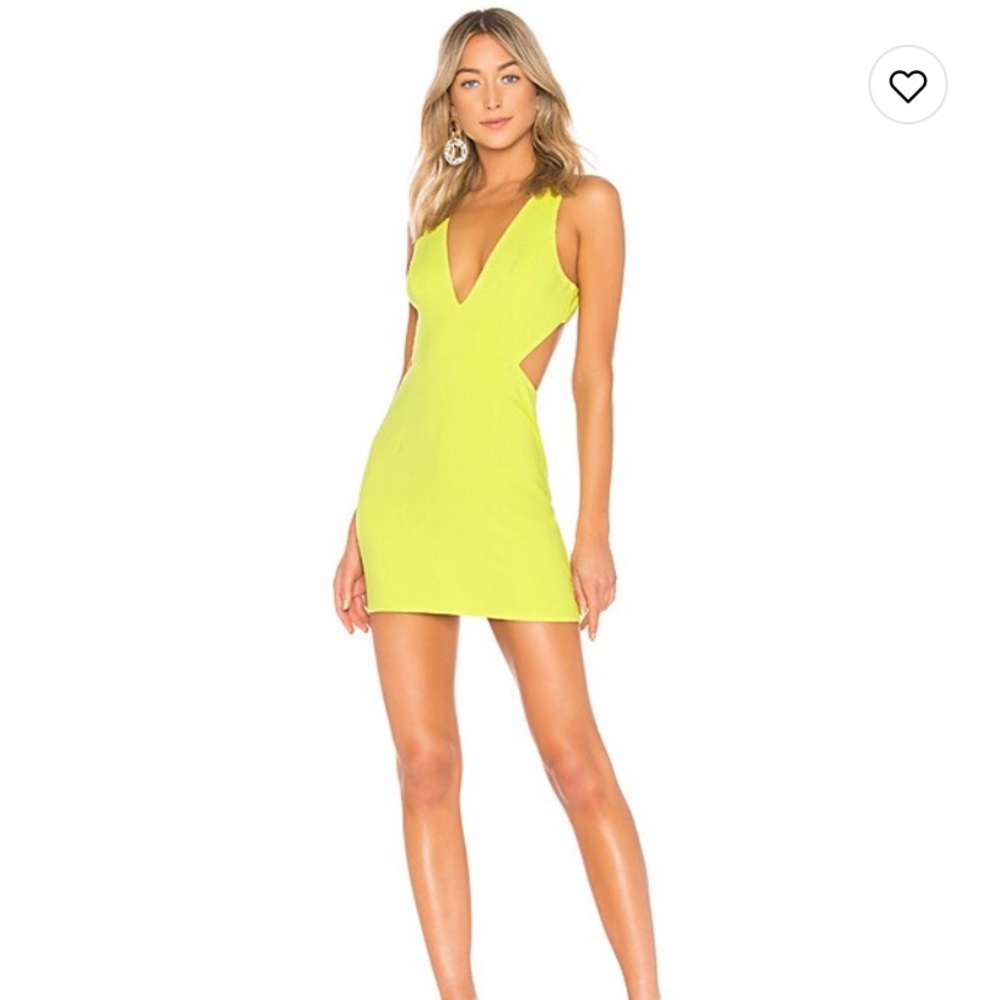 NBD Charlie Dress Lime Green Size XS